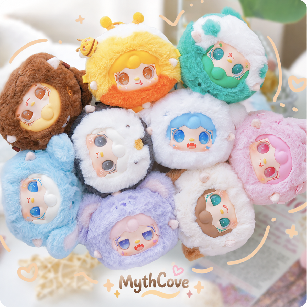 Yooki Cute Adventure Series Plush Blind Box – 11–12 cm Collectible Plush Figure