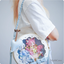 KIKURA Dreamcatcher Round Doll Display Bag for 1/12 BJD Dolls – Pink / Blue