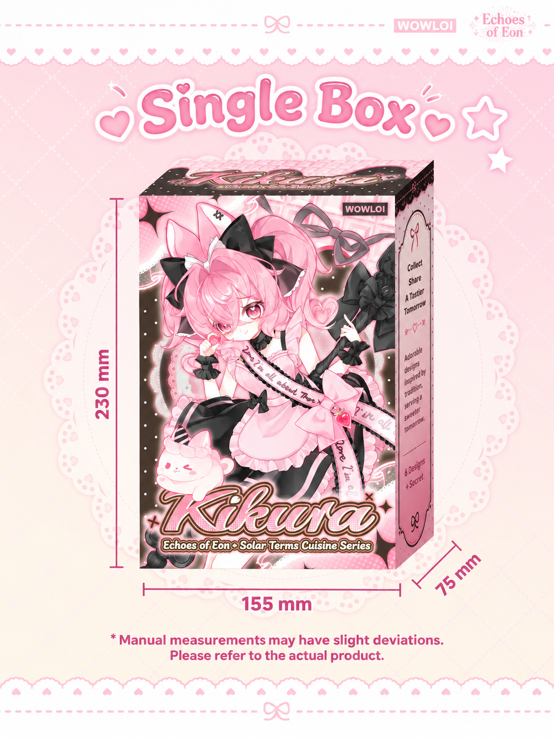 WOWLOI KIKURA Cuisine Series 1/8 Action Figure BJD Blind Box【Shipped in Oct./Nov. 2026】