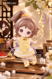 Bonnie Milk Cake Dream Puff – Yue Mian Mian 1/12 BJD Doll with Two Outfits