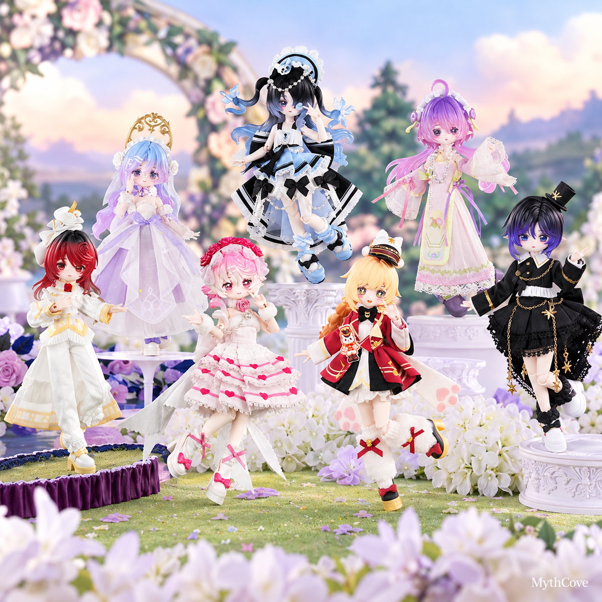 COME4FREE Minty × Aobi Island: Dreamland Series – 1/12 BJD Blind Box Doll