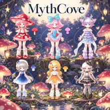 Mushroom Mycelium Naming Series 1/12 Action Figure BJD Blind Box