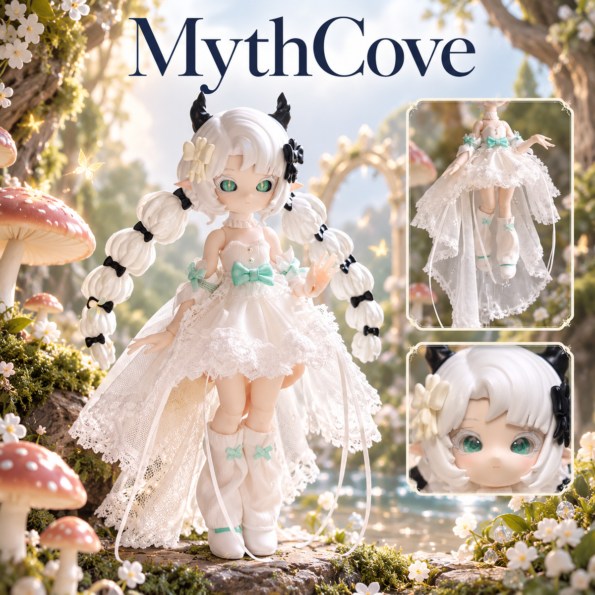 Mushroom Mycelium Naming Series 1/12 Action Figure BJD Blind Box