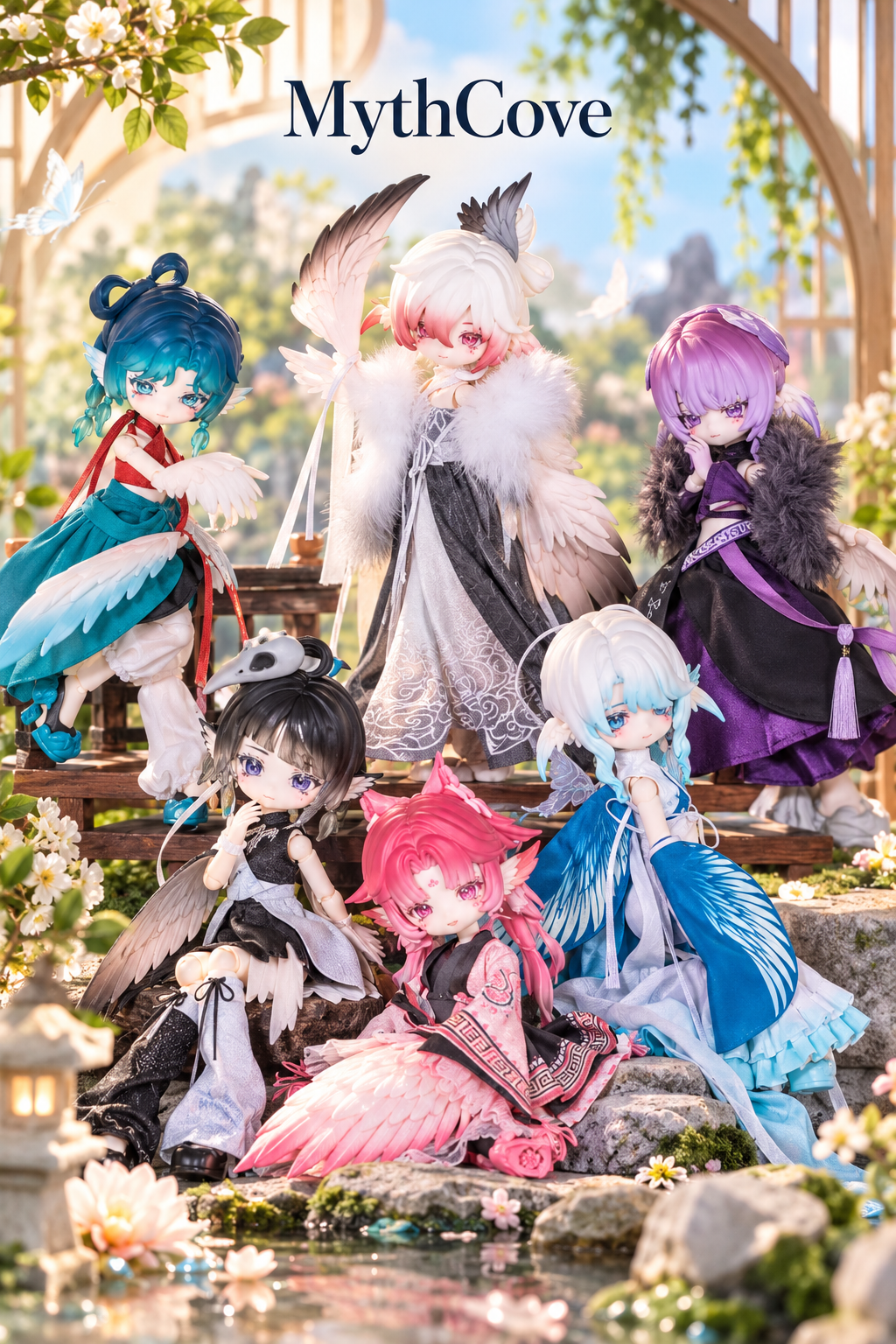 Luluya Cloud Feather Pavilion Series Action Figure BJD Blind Box